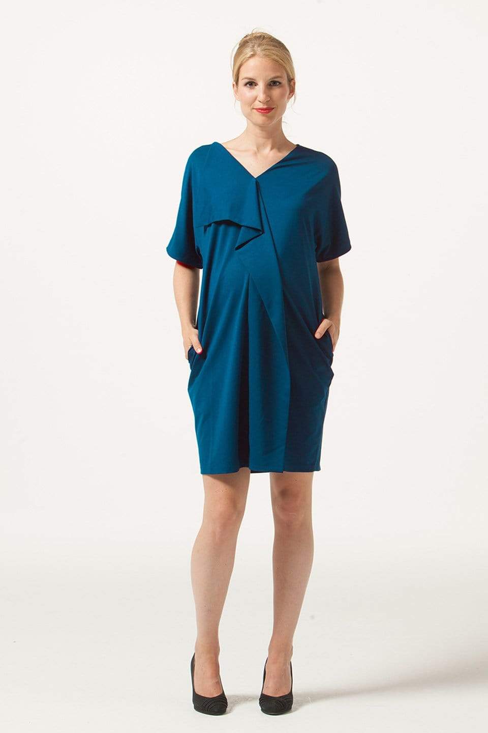 Spring Maternity's Fayme Nursing Dress Navy Dresses