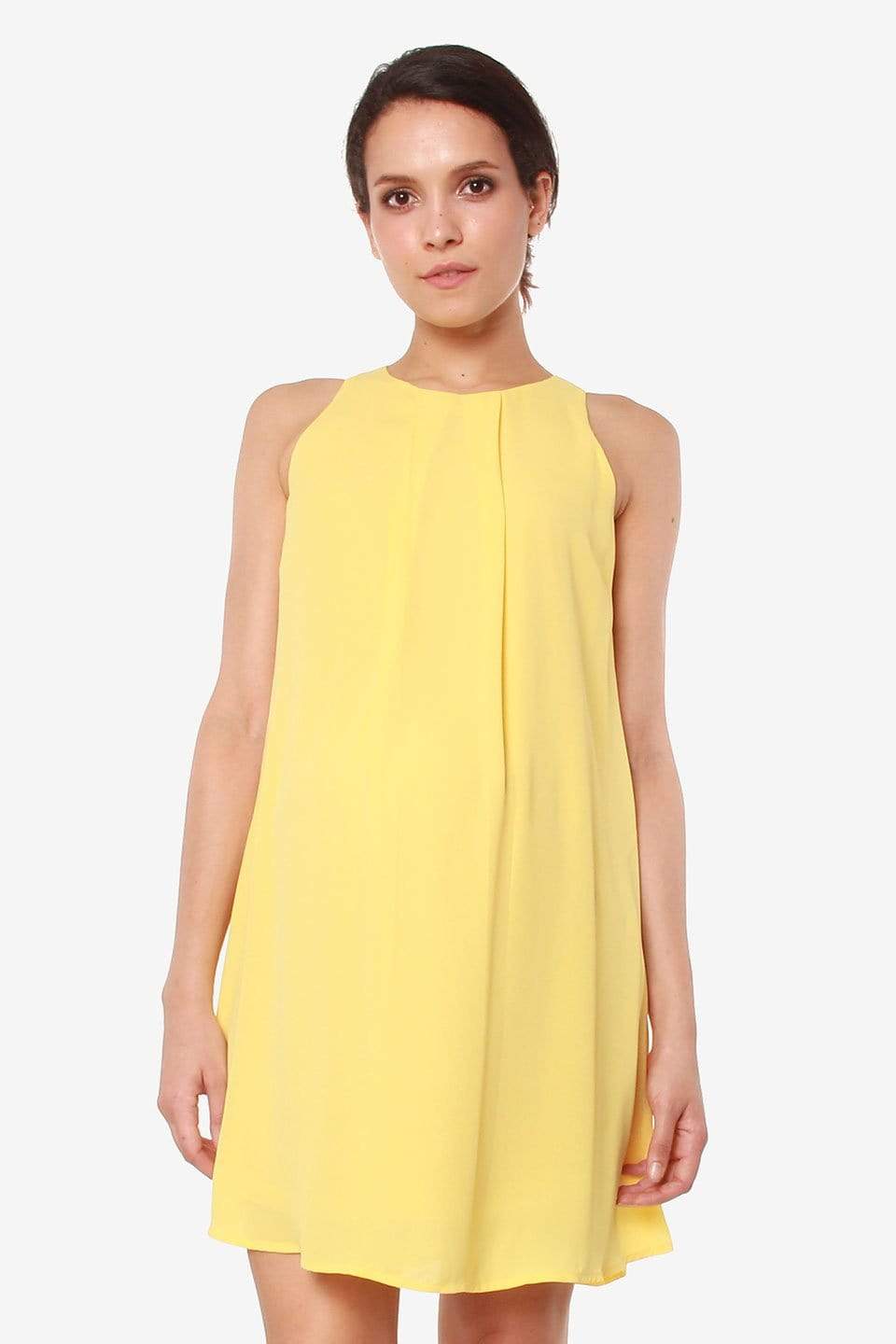 Spring Maternity's Carmene Sleeveless Dress Yellow Dresses