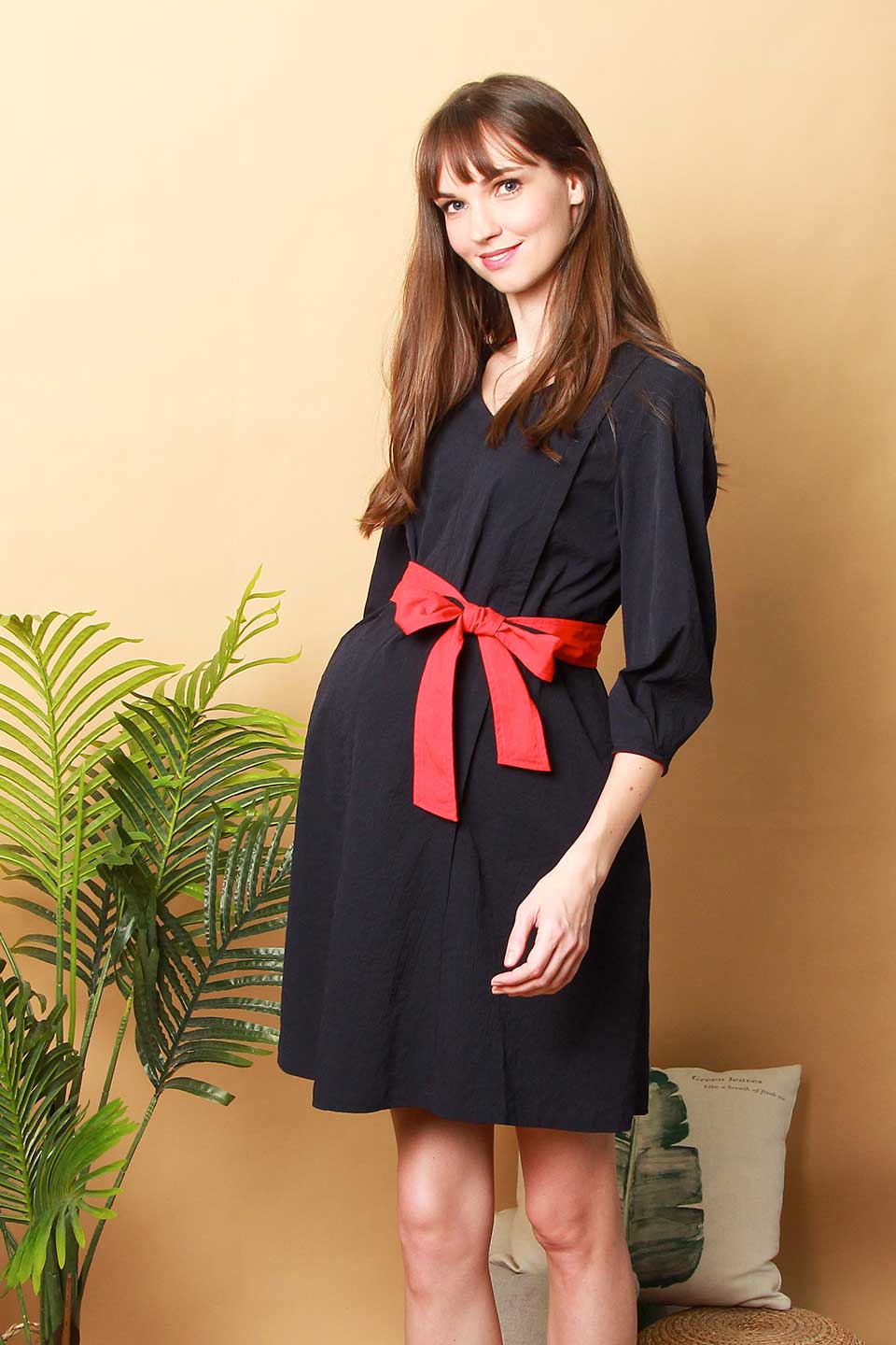 Spring Maternity's Cressida Nursing Dress Navy Dresses