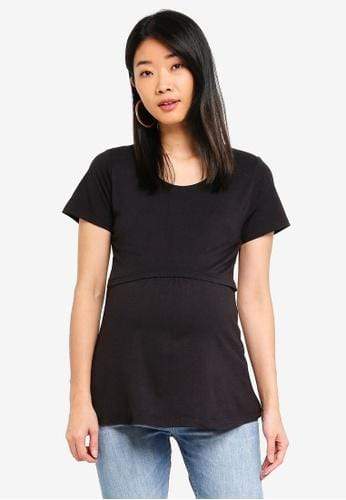 Aggie Empire Nursing Top Black Nursing Top Maternity Wear