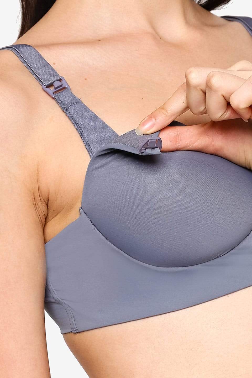 Bobora Cotton Breastfeeding Bra Maternity Nursing Bras Underwear For  Pregnant Women Cotton Underwear Color: Pink, Cup Size: C, Bands Size: 34